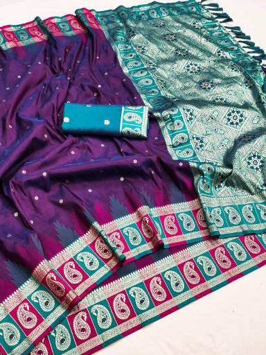 Anupama double mango silk sarees in surat